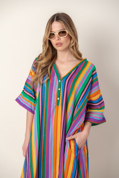 Vestido Shana Stripes