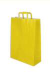Bolsa lisa acuario 30x12x41 cm AMARILLO
