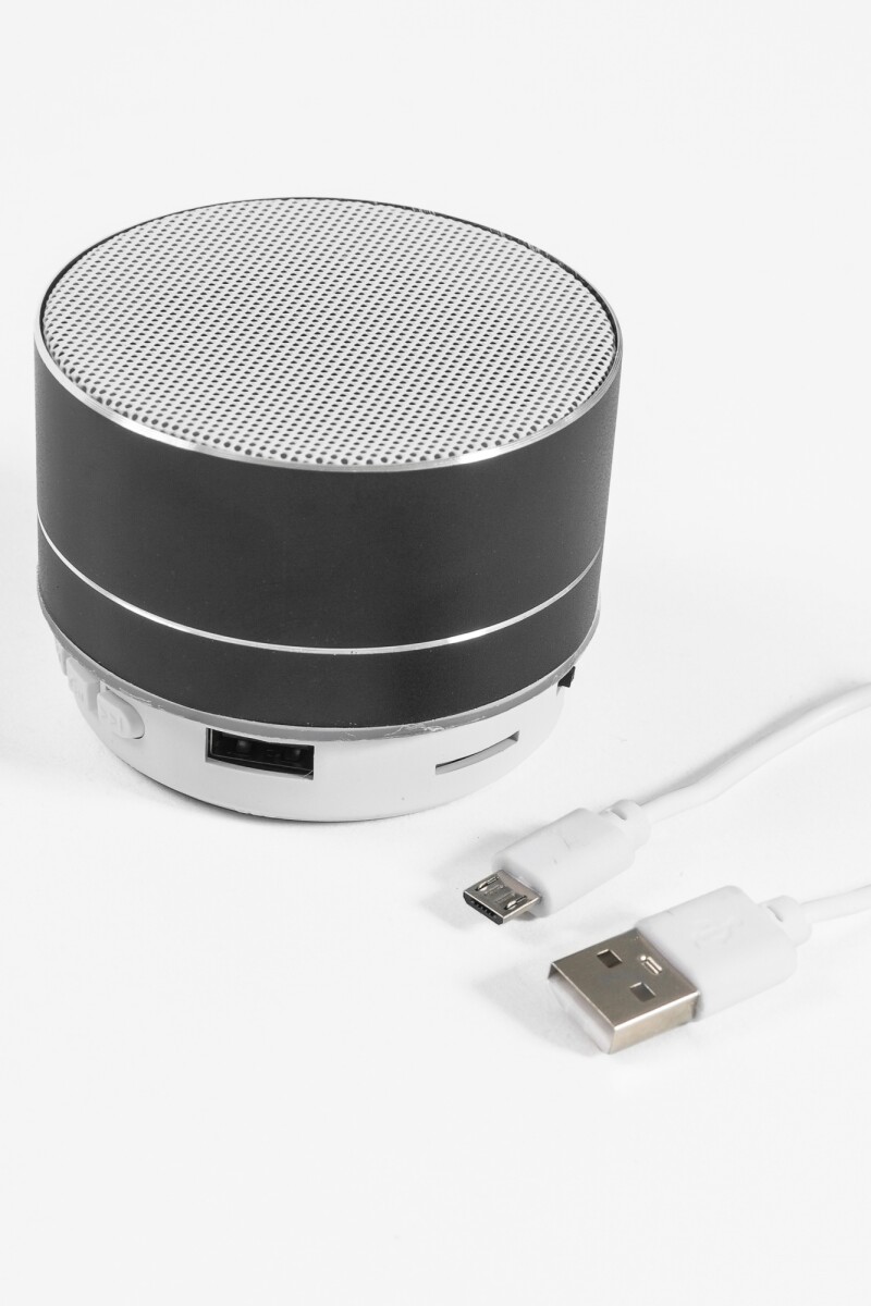 Parlante circular bluetooth portatil negro