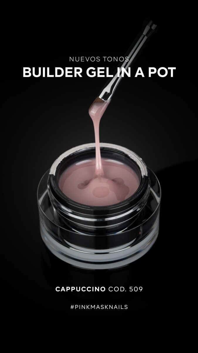 Pink Mask Gel De Construccion Builder In A Pot 30gr - Cappucino 