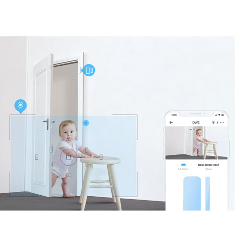 Sensor magnético puertas/ventanas DW2 WIFI SONOFF SO0417