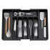 Organizador Cubiertos Extensible Cajon Utensilios Cubertero IMBACK Negro Organizador Cubiertos Extensible Cajon Utensilios Cubertero IMBACK Negro