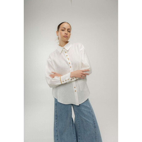 Camisa Onda Detail Blanco