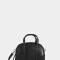 Bowling Noche Cartera Bowling Efecto Croco - Negro