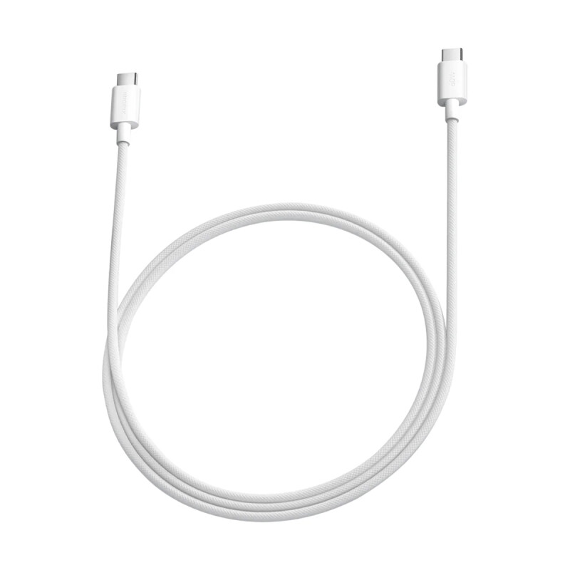 Cable de Datos original Xiaomi USB-C a USB-C 1m 3A Blanco Cable de Datos original Xiaomi USB-C a USB-C 1m 3A Blanco