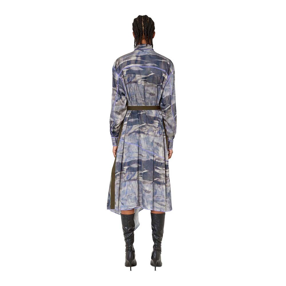Vestido Para Mujer D-Weig-Cmf Blue Denim