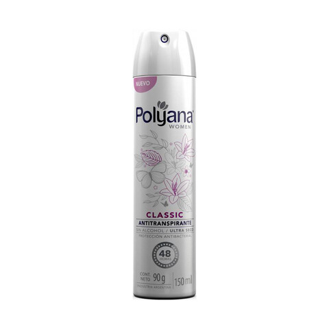 Polyana Antitranspirante aerosol 172 ml Classic woman