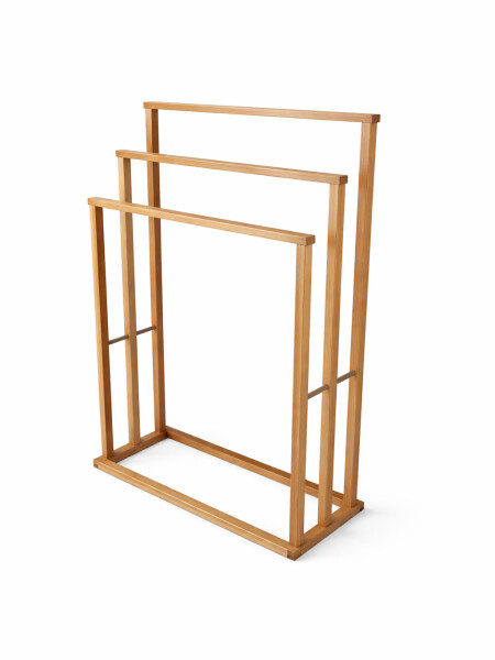 SOPORTE TOALLAS BAMBOO BEIGE