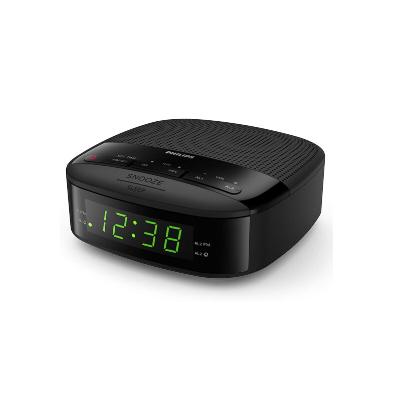Radio Reloj Despertador Philips Doble Alarma Y Temporizador Radio Reloj Despertador Philips Doble Alarma Y Temporizador