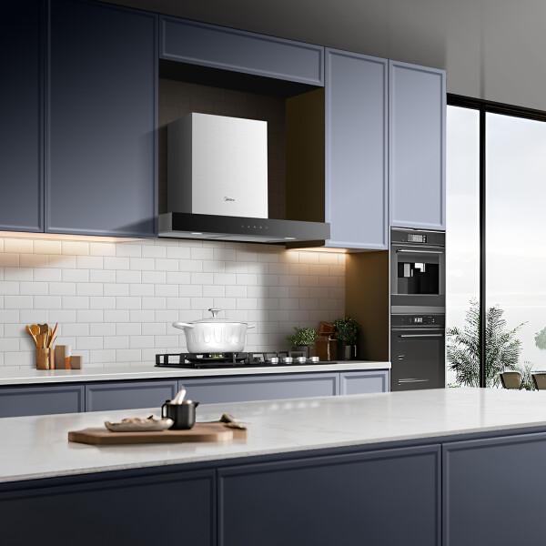 Combo empotrable Midea Horno + Anafe de vidrio 4 hornallas + Campana Combo empotrable Midea Horno + Anafe de vidrio 4 hornallas + Campana