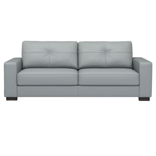 SOFA 100% CUERO - 3 CUERPOS - MODELO DOMINI - GRIS SOFA 100% CUERO - 3 CUERPOS - MODELO DOMINI - GRIS