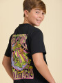 T-SHIRT JULEN TEEN RUSTY Negro