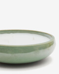 Vela Sapira de cerámica verde Ø 21 cm