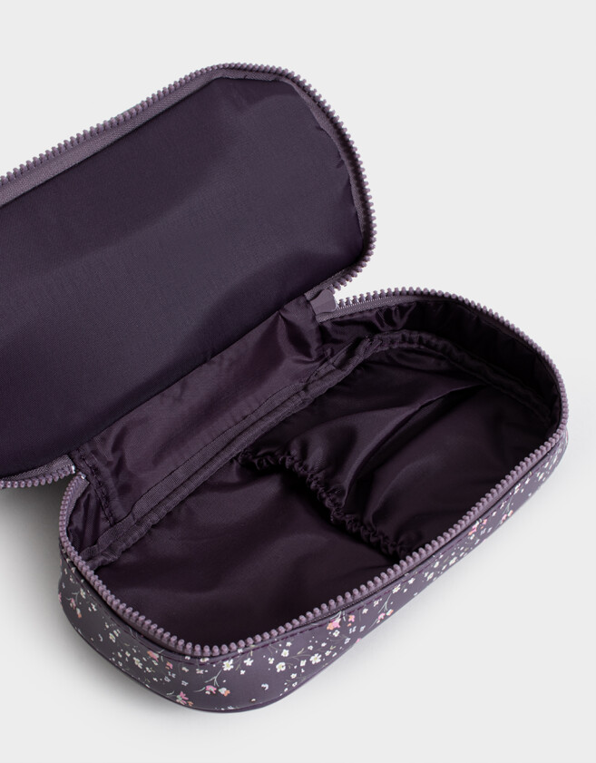 Porta Cosméticos Portacosméticos Estampado - Violeta Lavanda