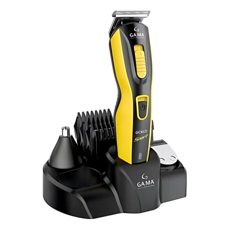Cortapelo inalámbrica GAMA Multistyler GCX 623 Sport + Accesorios Amarillo
