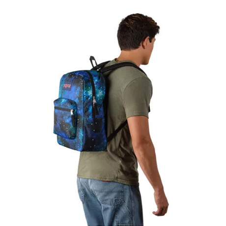 Mochila Escolar Jansport Cross Town Original Unisex Urbana Ciberspace Galaxy