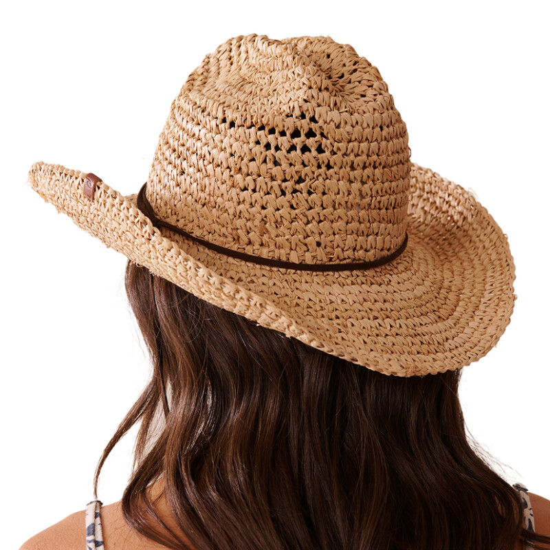 Sombrero Rip Curl Crushable Straw Cowgirl Sombrero Rip Curl Crushable Straw Cowgirl