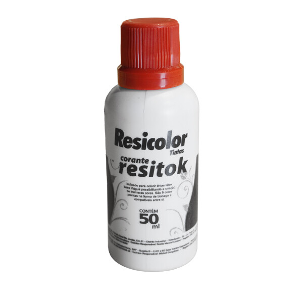 COLORANTE RESITOK ROJO 50 ml Colorante Resitok Rojo 50 Ml