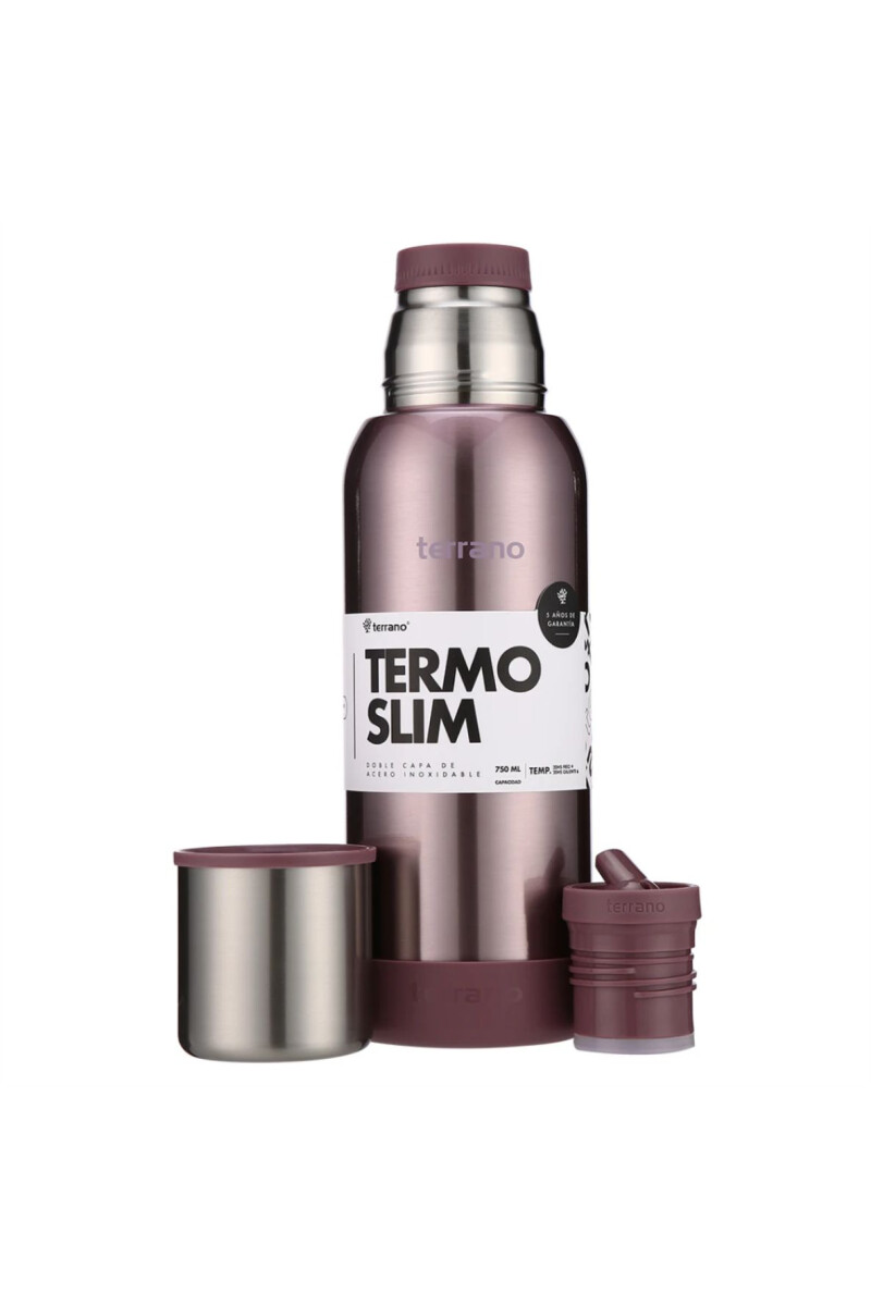 Termo Premium Slim 750ml LILA METAL