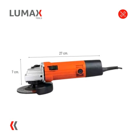 Amoladora Lumax Zgs-605 Naranja