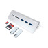 Satechi HUB 5 en 1 USB-C USB-A Card reader Silver Satechi HUB 5 en 1 USB-C USB-A Card reader Silver