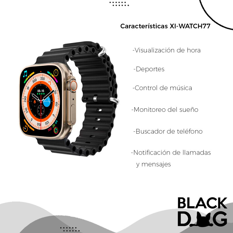 Smartwatch Reloj Smart Xion X-watch77 + Auriculares Azul