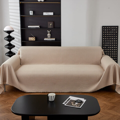 Manta sillón y cama 180x300cm caqui