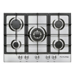 ANAFE FUTURA A GAS INOX 5 QUEMADORES FUT-AG700X-5 acero inoxidable