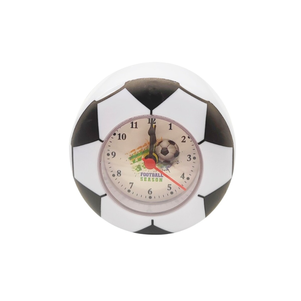 RELOJ DESPERTADOR FUTBOL - MULTICOLOR 