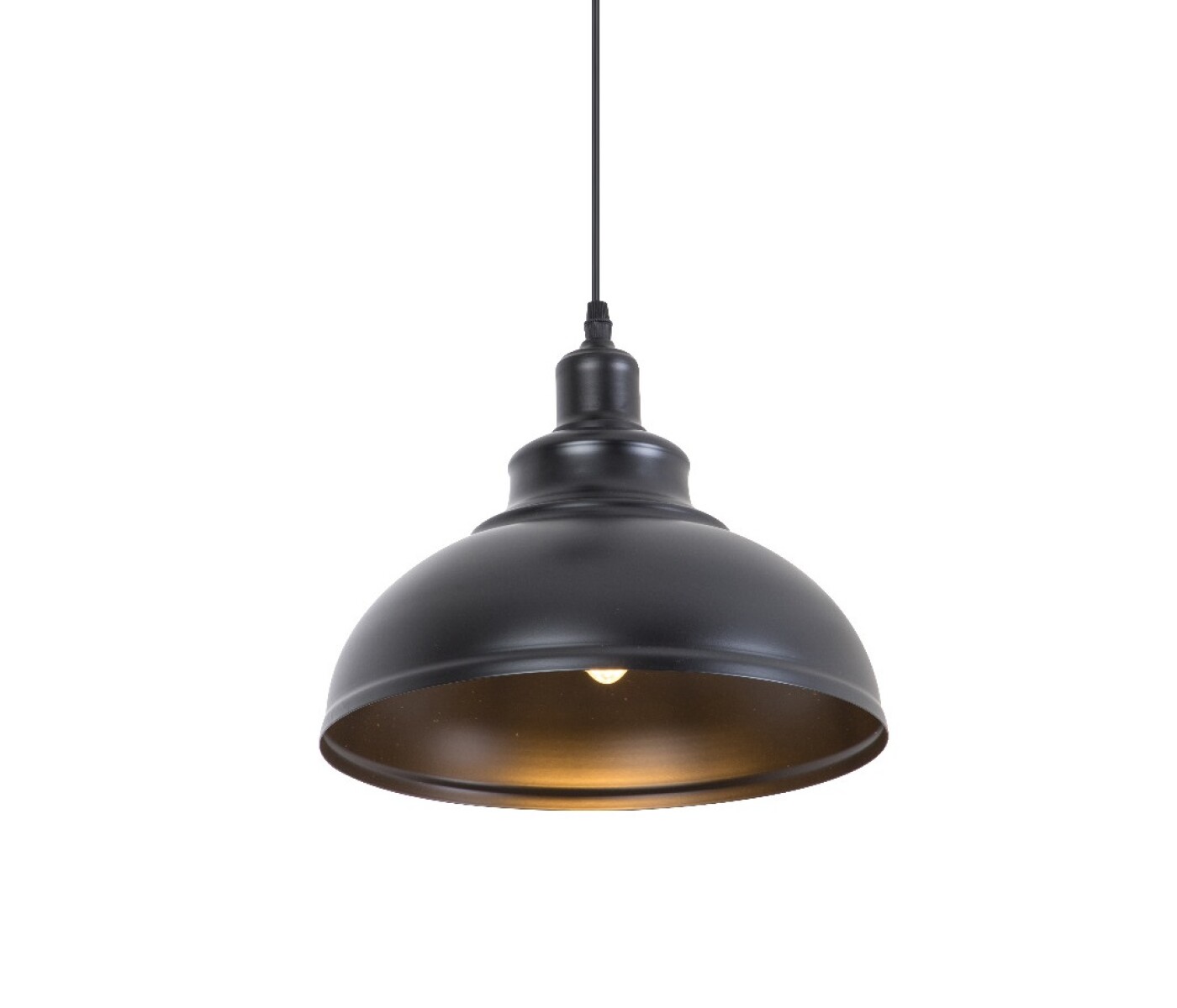 Colgante Para Techo En Metal 40cm - Negro 