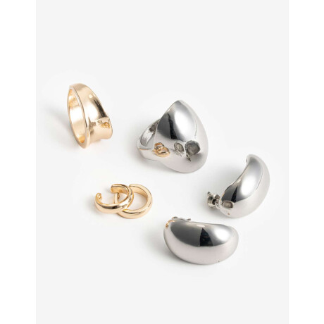 Bijouterie Set Metal Dorado