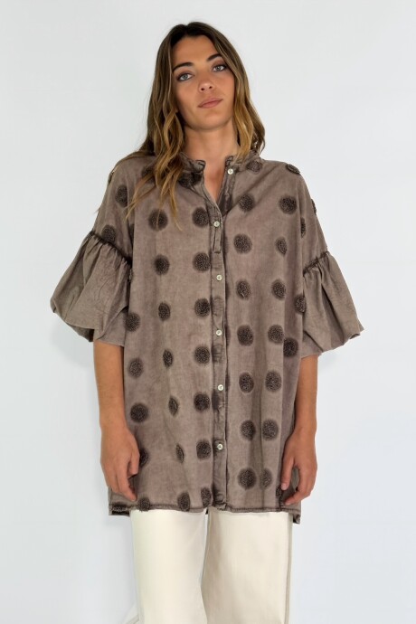 CAMISA BRUNATE Chocolate