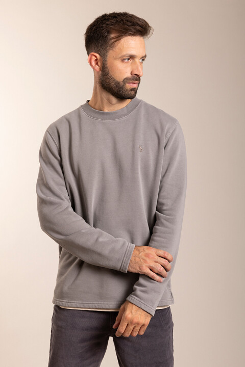 SWEATER RAVI POLANCO Gris Claro