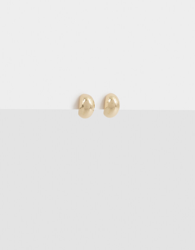 Aros Pasantes Con strass Aros Con Forma De Gota - Dorado