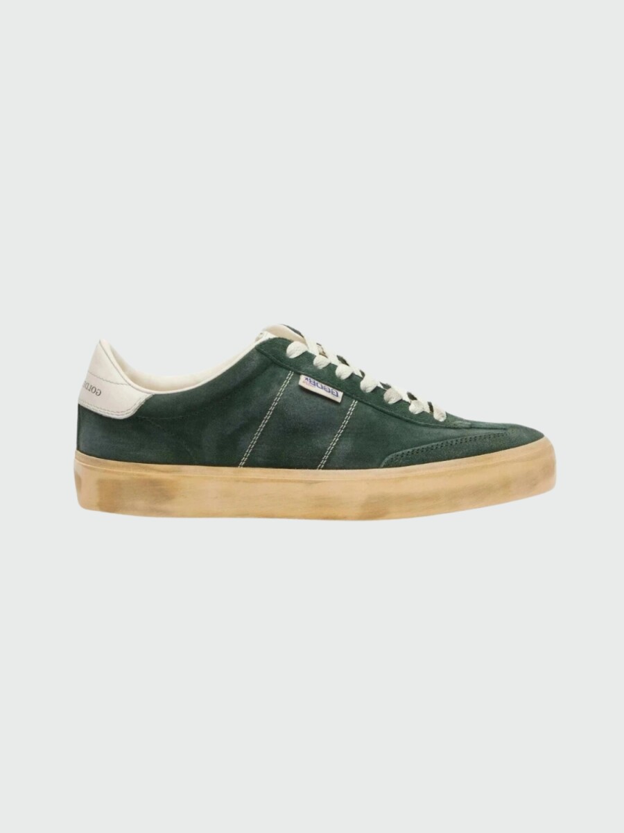 Golden Goose-Championes de gamuza acordonados, Soul star - Alta Automática 