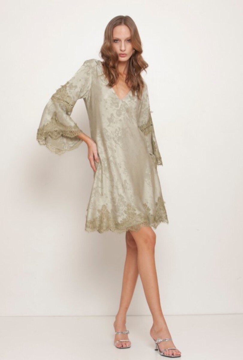 Vestido Hazel - Verde Oliva 