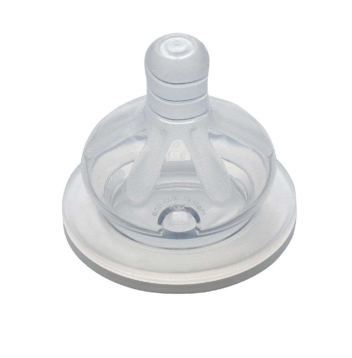 Pack x 2 Tetina De Cuello Ancho De Silicona Tamaño Del Orificio L 