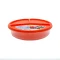 VIANDA REDONDA CON 3 DIVISIONES JOLLY FRESHLIFE 1,2L NARANJA