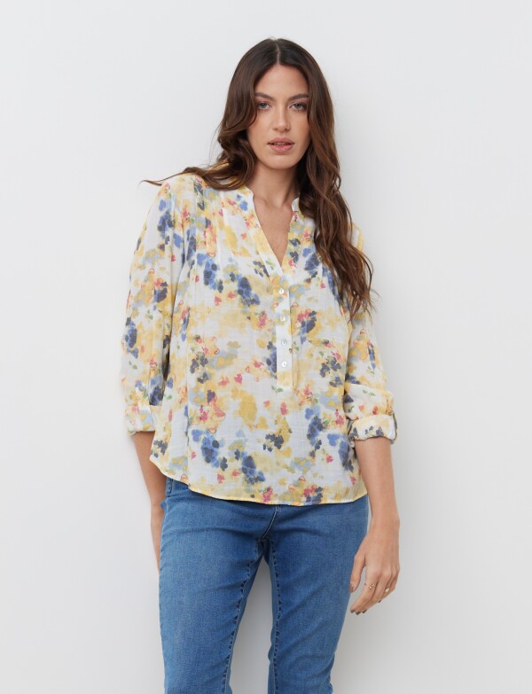 Blusa Print MULTI/AMARILLO