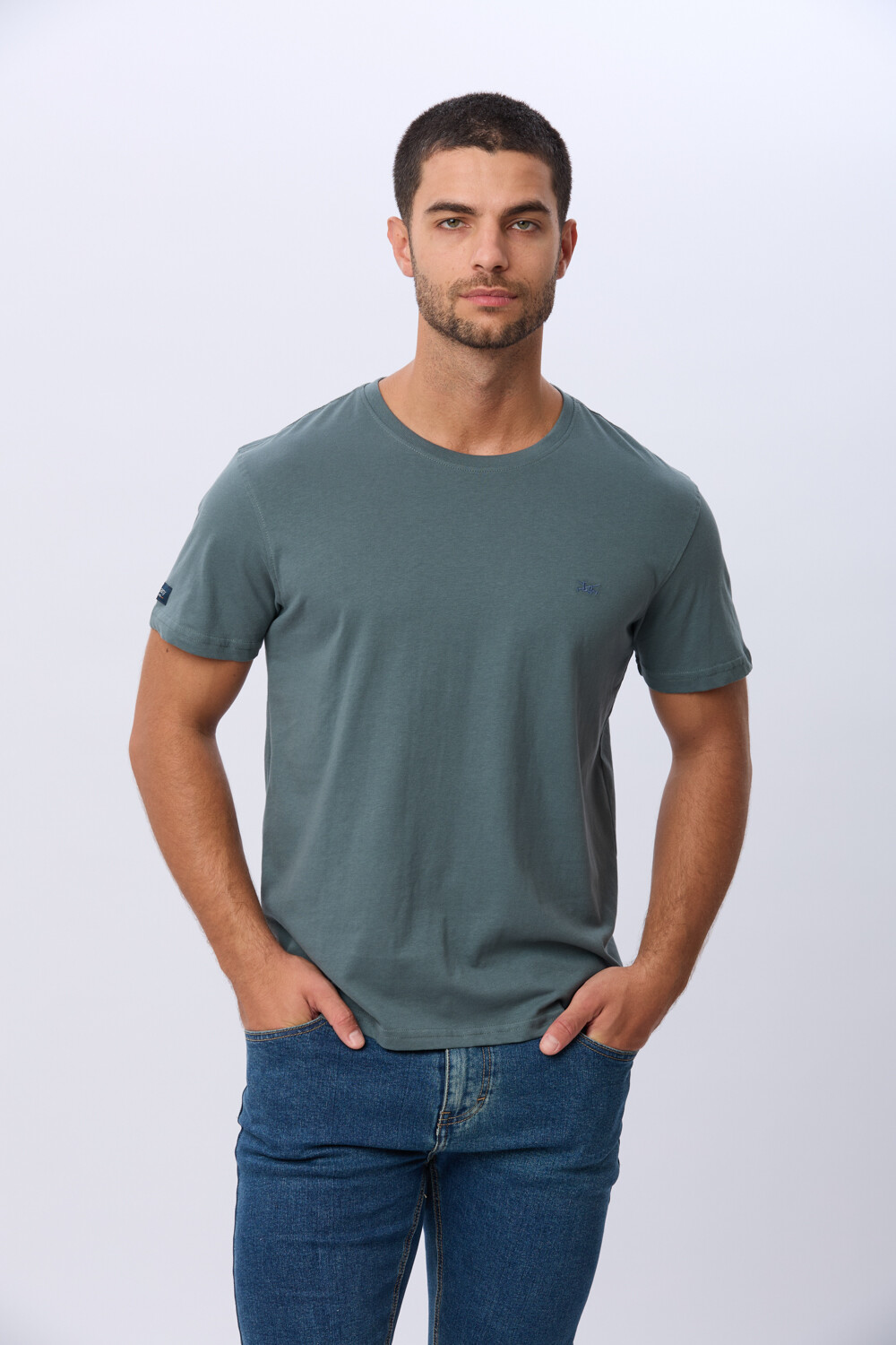 REMERA BÁSICA DE ALGODÓN Petroleo