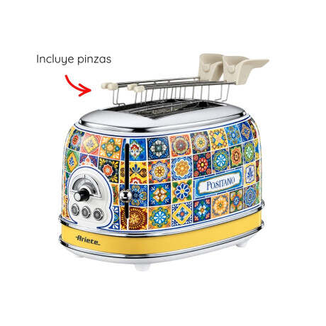 Tostadora 2 Ranuras Con Pinzas Positano Ariete Tostadora 2 Ranuras Con Pinzas Positano Ariete