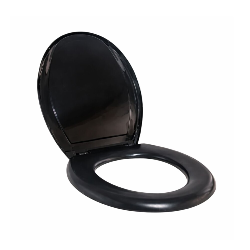 Tapa inodoro Oval plástica Negro Tapa Inodoro Oval Plástica Negro