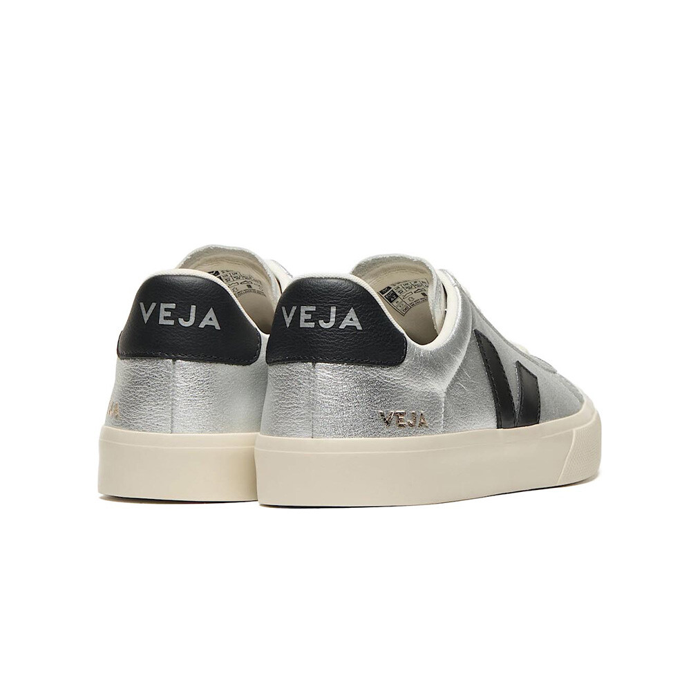 Zapatillas Veja Campo Mujer Plateado
