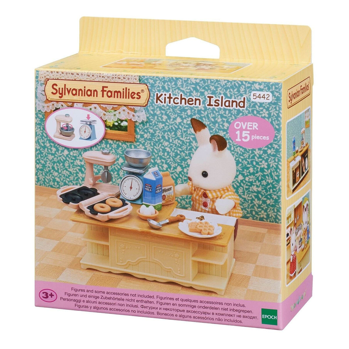 Sylvanian Families Juguete Set Isla De Cocina Muñeco Niño 