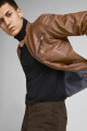 Chaqueta Joel Biker Piel Cognac