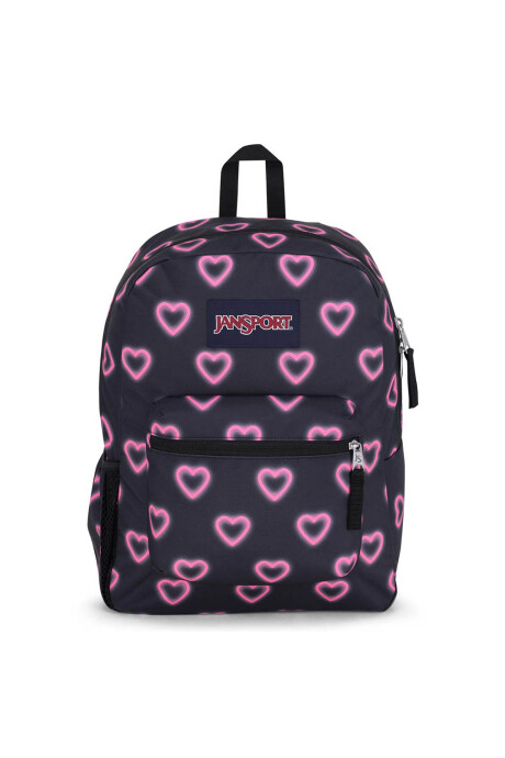 Mochila Cross Town - Unisex Happy Hearts Black