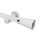 Barrote cortina de metal 2,5 m + 3 Soportes BLANCO