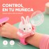 Auto a Control Remoto con Pulsera y Cápsula de Guardado Rosa 1