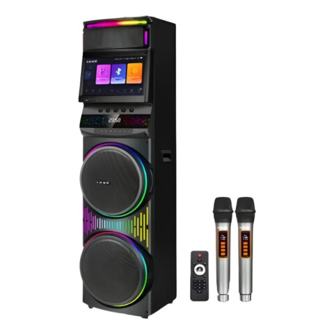 Parlante Torre Con Karaoke Y Pantalla Táctil Rgb 15.4" PARLANTE C/PANTALLA AXIOMA 1417 DP-1417