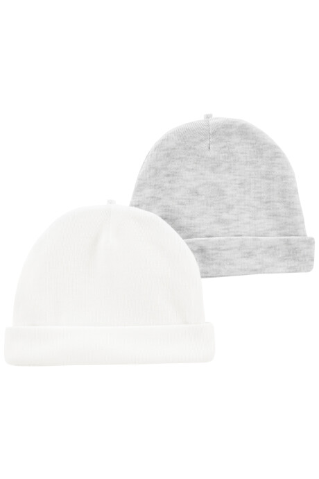 Pack dos gorros de poliéster Pack dos gorros de poliéster